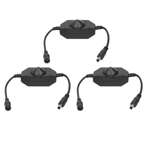 Adaptador De Atenuación De Tira De LED, Piezas De Iluminación De Lámpara Mini LED Controlador Ajustable De Brillo Interruptor De Atenuación De Tira De LED Para DC Adaptador De ANGGREK Otros