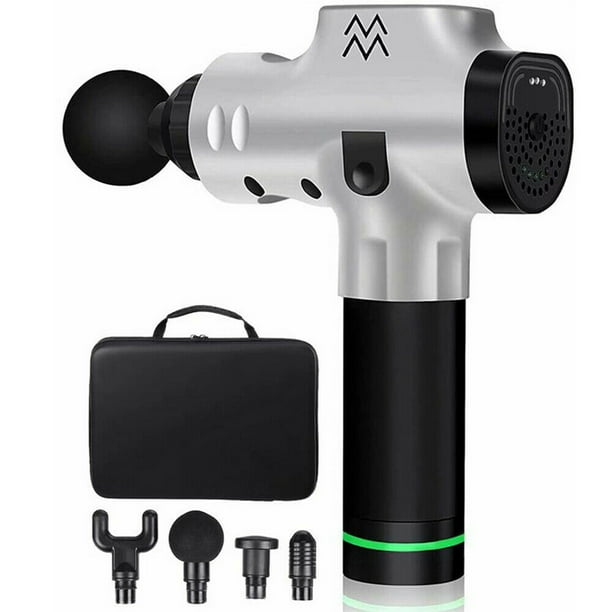 Muscle Massage Gun 4 Heads 30 Speeds Professional Powerful Handheld