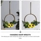 thumbnail image 3 of KAKOWELY 1 guirnalda floral artificial de estilo nórdico para colgar en la pared., 3 of 4