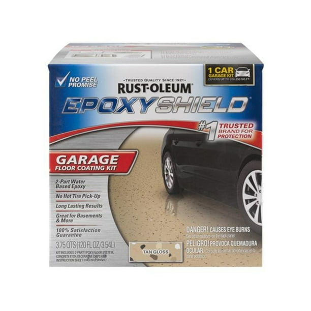 RustOleum Tan Garage Floor Coating Kit 1 gal