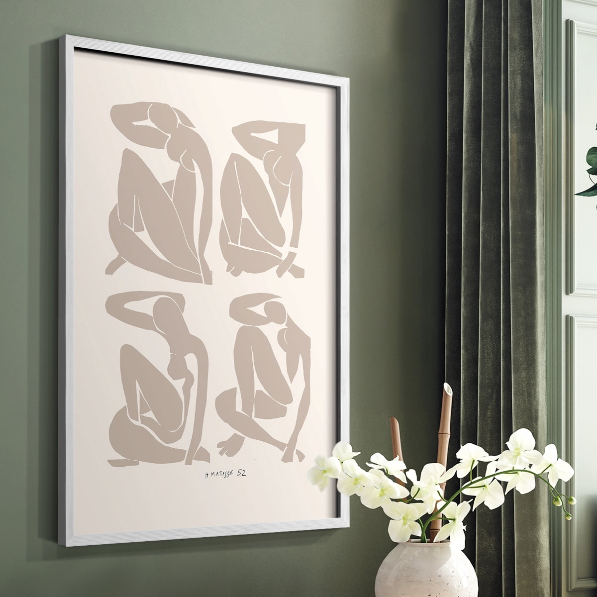 Matisse CCXXXVIII in Solid Wood 11 x 14 Framed Print