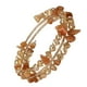 thumbnail image 3 of Mujeres Crystal Beads Bracelet Wristband Fashion Triple Layer Bangle Sunnimix Pulsera de cadena de cristal, 3 of 8