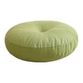 thumbnail image 2 of Cojín redondo de suelo lavable, cojín de meditación premium multiusos para exteriores. verde, 2 of 8