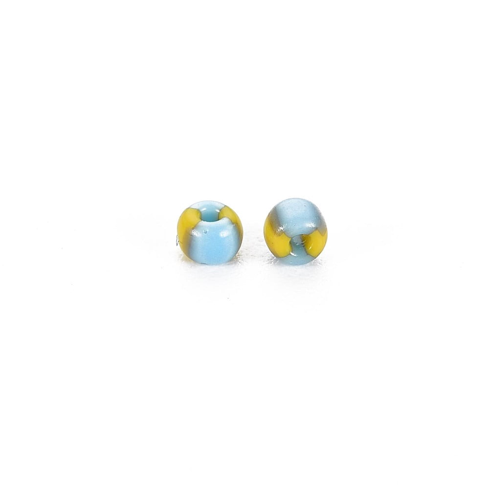 12/0 Glass Seed Beads Opaque Colours Seep Cyan 2mm hole: 0.8mm