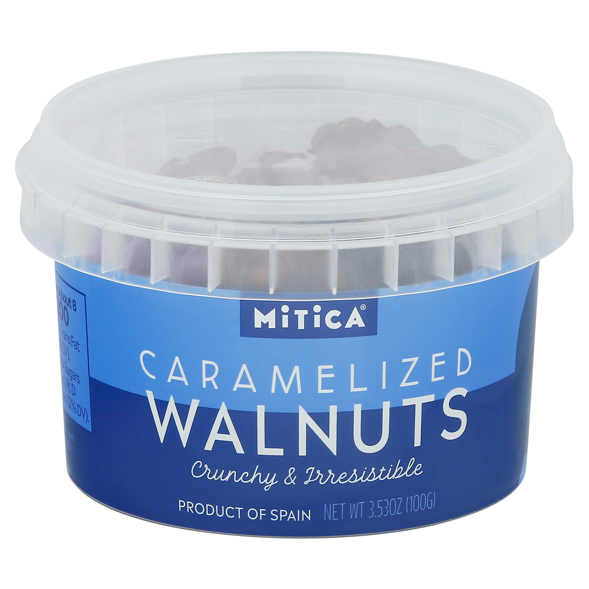 Mitica Caramelized Walnuts Minitub (Pack of 12)