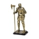 thumbnail image 3 of Figura de Caballero Estatua Decorativa Figura de Caballero Decoración de Mesa para Entrada Chimenea Dormitorio Decoración Del Hogar Regalo de Inaugura Oro, 3 of 8