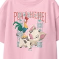 thumbnail image 3 of Disney Moana Pua And Hei Hei Frame Youth T Shirt (Light Pink, XS-XL), 3 of 4