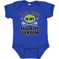 thumbnail image 3 of Inktastic Lacrosse is My Favorite Season Boys or Girls Baby Bodysuit, 3 of 5