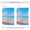 thumbnail image 3 of Starfish and Shells Beach Garden Flag House Banner 12" x 18" Double Sided Outdoor Yard Decoration, 3 of 6