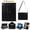 Black, variant on for iPad (A16) 11th Gen 2025 / iPad 10th Gen 10.9" 2022 PU Leather Case, with Pencil Holder, Money Pocket, Shoulder/Hand Strap, Card Slots Kickstand Flip Cover, Full Body Protection, Black