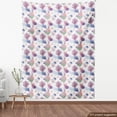 thumbnail image 4 of Nature Upholstery Fabric by the Yard, Underwater Scene of Engraved Style Coral Reef Designs Repetition Print, Decorative Fabric for DIY and Home Accents, White and Multicolor by Ambesonne, 4 of 5