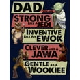 thumbnail image 2 of Men's Star Wars Dad You are Strong Inventive Clever Gentle Pull Over Hoodie Navy Blue X Large, 2 of 4