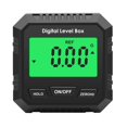 thumbnail image 2 of Jauge d'Angle Numérique Rétroéclairée Base Jauge d'Angle LCD pour Maçonnerie Sans Ampoules Noir, 2 of 9