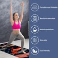 thumbnail image 2 of American Flag Yoga Blanket with Storage Bag | 72.8"x26.8" | Ideal for Yoga, Pilates, Fitness | Yoga Mat Towel, Yoga Blanket, Yoga Towels Included, 2 of 6