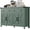 Green, variant on Winkalon 55'' Kitchen Sideboard Buffet Cabinet, 4-Doors 2-Drawers Farmhouse Storage Cabinet with Adjustable Shelves, White