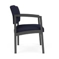 thumbnail image 2 of Pemberly Row Fabric Oversize Guest Chair in Charcoal/Open House Navy, 2 of 5