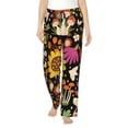 thumbnail image 1 of Fotbe Sunflowers Mushrooms Pantalones de Pijama para Mujer, Pantalones de Dormir, Pantalones Pj con Cordón y Bolsillos-Small, 1 of 6