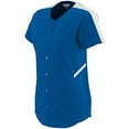 thumbnail image 2 of Augusta Ladies Closer Jersey 1654 - Royal/White Size 2XL, 2 of 2