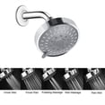 thumbnail image 3 of Water Saving Shower Head Rainfall Shower Head Shower Head Spray Five-speed Round Head Shower, 3 of 3