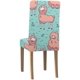 thumbnail image 2 of ABPHQTO Cute Lamas Stretch funda para silla funda protectora para asiento para comedor Hotel boda fiesta conjunto de 1, 2 of 4