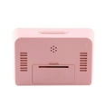 thumbnail image 4 of MINISO LCD Alarm Clock with Light, Pink, 10.5x3.2x7.2cm, 4 of 5