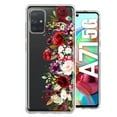thumbnail image 1 of MUNDAZE Samsung Galaxy A71 5G Shockproof Clear Hybrid Protective Phone Case Red Summer Watercolor Floral Bouquets Ruby Flowers Cover, 1 of 5