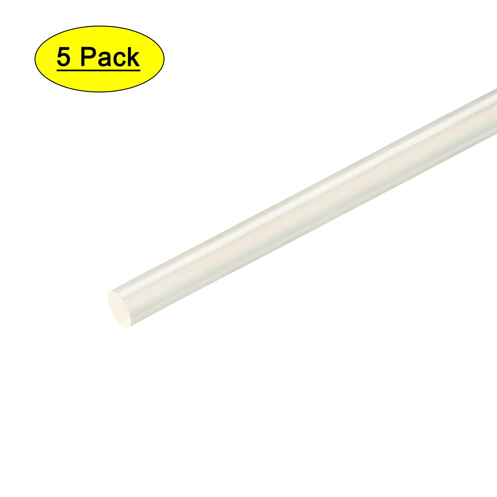 7.5' L x 0.4' D Hot Melt Glue Sticks 5 Pack
