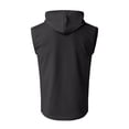 thumbnail image 4 of Krdevn Mens Sleeveless Vest Top Casual T Shirt Solid Color Hooded Hoodie,Tank Tops Men,XXL, 4 of 5