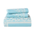 thumbnail image 2 of Superior 3-Pieces High-Durability Cotton-Blend Bedspread Set, King, Aqua, 2 of 9