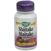 Nature's Way Shiitake Maitake Standardized, Capsules, 60 CT