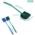 thumbnail image 3 of Aquarium Sponge Cleaner Aquarium Sponge with Handle Aquarium Glass Cleaner Aquarium Sponge Cleaner Aquarium Sponge Cleaning Brush Aquarium Brush Aquarium Sponge Disc, 4 Pieces, Green, Blue, 3 of 5