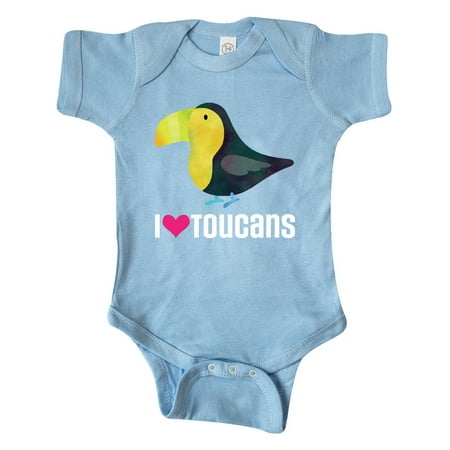 

Inktastic Toucan Bird I Love Toucans Cute Gift Baby Boy or Baby Girl Bodysuit