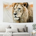 thumbnail image 5 of FCXZI Lion Tapestry Wall Hanging 100% Polyester Home Decor Art 60*40in, 5 of 6
