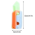 thumbnail image 3 of RYRDWP Clearance Plastic Radish Knife Decompression Toy – Sensory Fidget Anxiety Relief Toy for ADHD, Stress Relief & Sensory Stimulation, 3 of 5