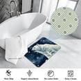 thumbnail image 3 of Polar Bear Polyester Non-Slip Machine Washable Chair Rugs Office Mat Area Rugs Bath Rug, 3 of 6