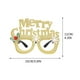 thumbnail image 3 of Festival Party Dress Up Sparkling Santa Claus Eyeframe Christmas Photo Accessories, Santa Claus Eyeframe, Christmas Party Decor, Festive Holiday Photo Prop, Glittery Frame, Foldable Design,, 3 of 8