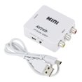 thumbnail image 1 of Compatible Con Hdmi Para Av Scaler Convertidor de video compuesto compatible con HDMI a AV Scaler HD 1080P 60Hz (blanco), 1 of 9