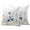 Green Blue, variant on Blue Spring Floral Outdoor Pillow Covers 20x20 Set of 2, Waterproof Patio Throw Pillowcase Protectors, Summer Botanical Vintage Square Decorative Pillow Shams Cushion Covers for Seat Bed Couch Sofa
