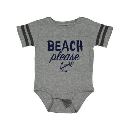 

Inktastic Beach Please with Anchor Gift Baby Boy or Baby Girl Bodysuit