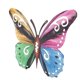 thumbnail image 4 of 4 piezas de decoración de pared de mariposa de metal 3D, compatibles con el patio trasero del jardín, 4 of 5
