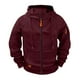 thumbnail image 4 of Ceisia Men's Oversize Hooded Full-Zip Color-Accent Fleece Hooded Jacket Gift, 4 of 9