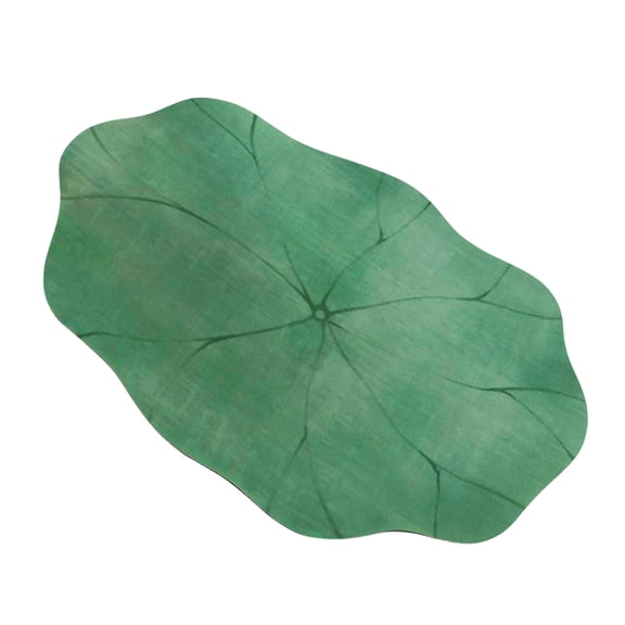 TABLZONE Quick Dry Green Bathroom Rug with Nonslip Backing for Home Use