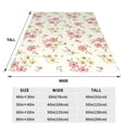thumbnail image 3 of Sikiie Floral Ultra-Soft Micro flannel Blanket Luxury All Seasons Warm Blanket for Bedding Sofa and Travel (4 sizes)-50"x40", 3 of 7