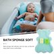 thumbnail image 2 of Cómodo asiento de baño para recién nacidos, suave alfombrilla de baño con esponja, cojín de baño para bañera, almohadilla de baño para lavabo, asiento de baño para bebés recién nacidos, 2 of 8