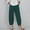 Blue, variant on pstuiky Wide Legged Pants, Solid Color Loose Cropped Palazzo Pants Outfits for Vacation Modern Fit Activewear for Women Army Green L
