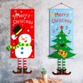 thumbnail image 1 of Decor Merry Christmas Letter Design Hanging Pendant Home Hotel Ornament, 1 of 9