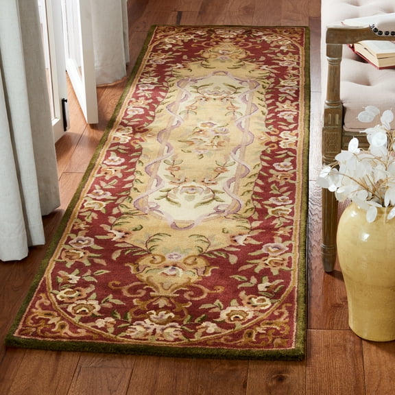 SAFAVIEH Classic Delmar Oriental Wool Runner Rug, Assorted, 2'3" x 8'