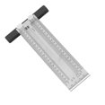 thumbnail image 4 of Woodworking Scrbing T Rules, High Accuracy Standard Carpenter Mark T Ruler Portable Stainless Steel for Woodworking Decoration Design ANGGREK Otros, 4 of 8