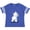 Football Blue and White, variant on Inktastic Fluffy Butt Westie Boys or Girls Toddler T-Shirt