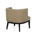 thumbnail image 4 of Noble House Suncook Fabric Tufted Accent Chair, Dark Beige and Dark Brown, 4 of 10